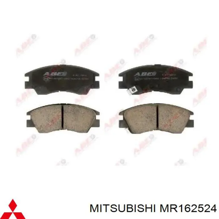 Купити MR162524 Mitsubishi Колодки гальмівні передні, дискові