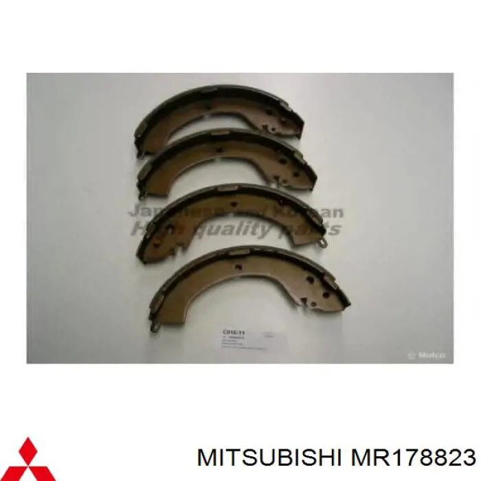 Колодки гальмові задні, барабанні Mitsubishi MR178823 ціна, від 41.53 USD