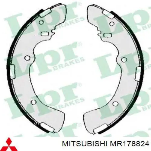 Купити MR178824 Mitsubishi Колодки гальмові задні, барабанні