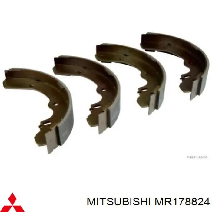 Колодки гальмові задні, барабанні Mitsubishi MR178824 ціна, від 41.96 USD