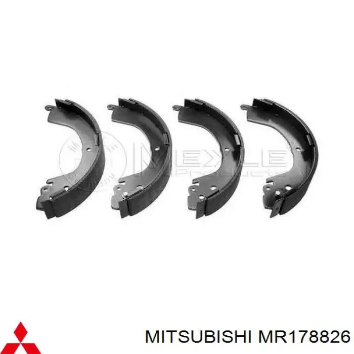 Колодки гальмові задні, барабанні MR178826 Mitsubishi