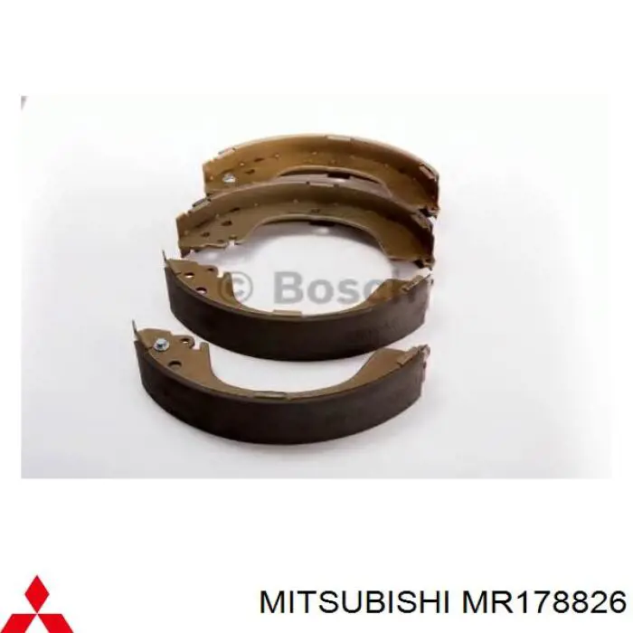 Колодки гальмові задні, барабанні Mitsubishi MR178826 ціна, від 30.02 USD