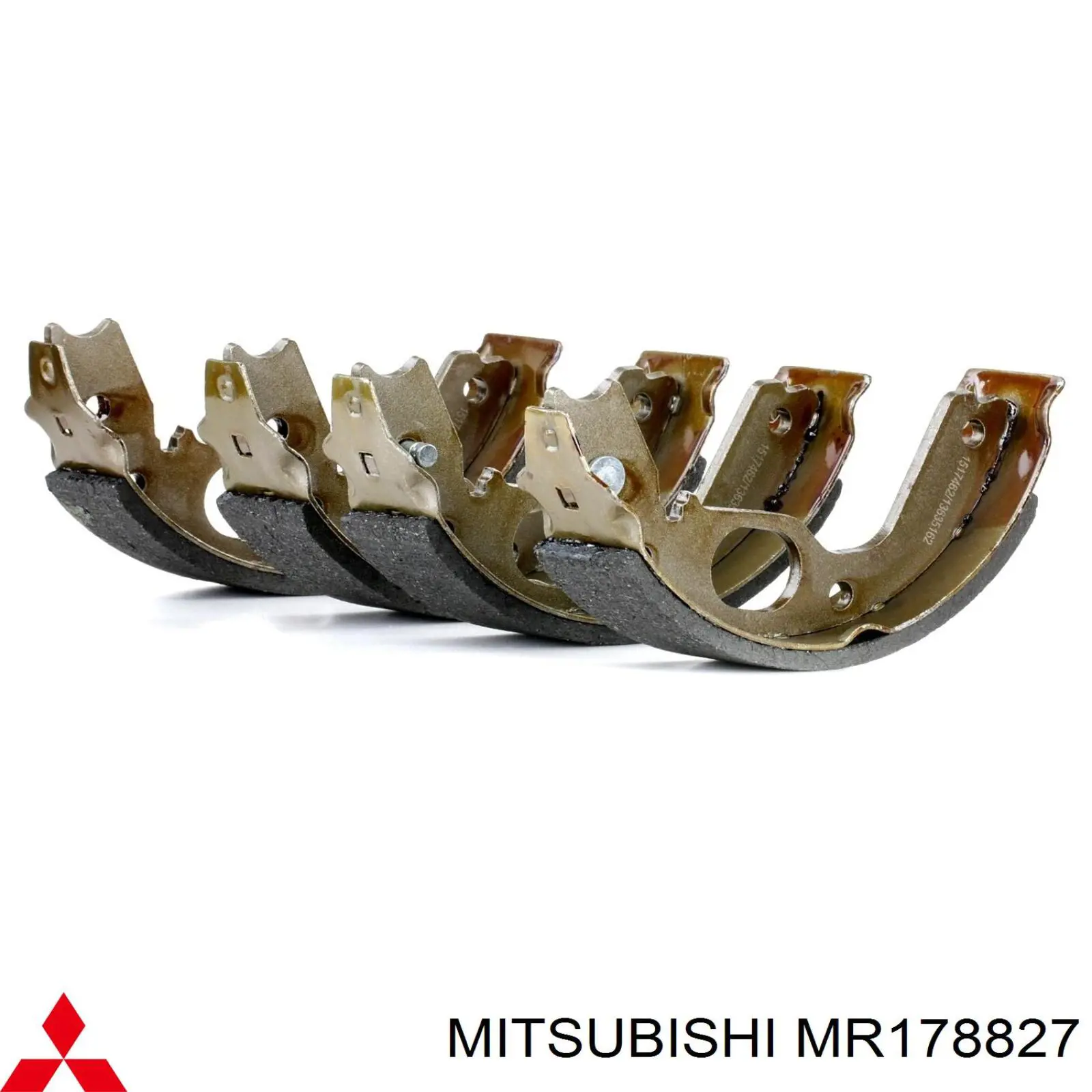 MR178827 Mitsubishi колодки ручника/стоянкового гальма