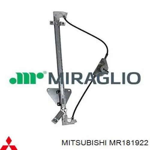 Механізм склопідіймача дверей передніх, правих Mitsubishi MR970606 ціна, від 17.80 USD