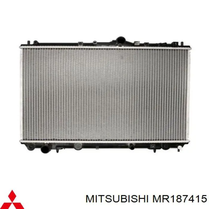 MR187415 Mitsubishi радіатор охолодження двигуна