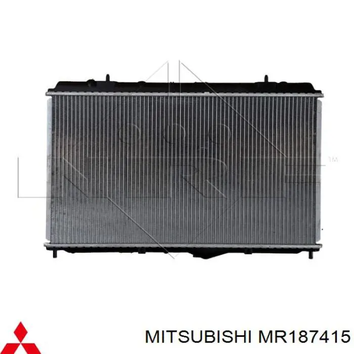 Радіатор основний Mitsubishi MR187415 ціна, від 106.84 USD