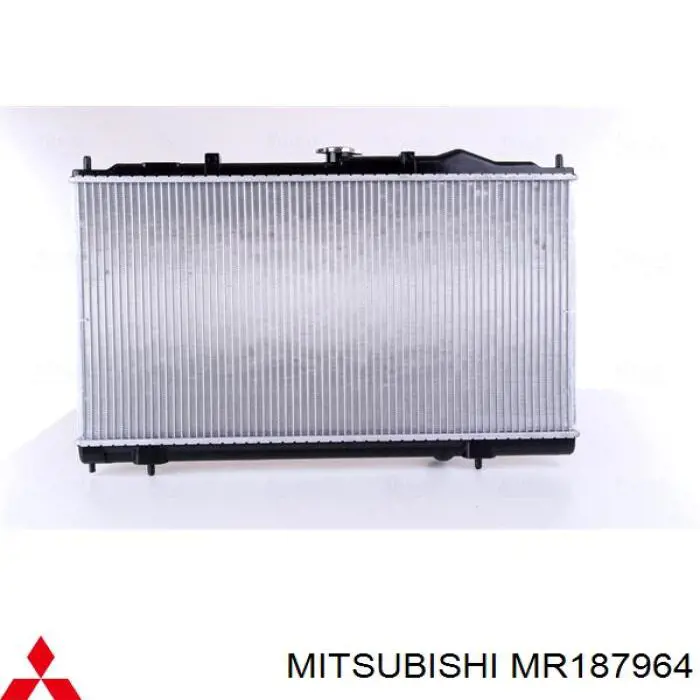 Купити MR187964 Mitsubishi Радіатор двигуна