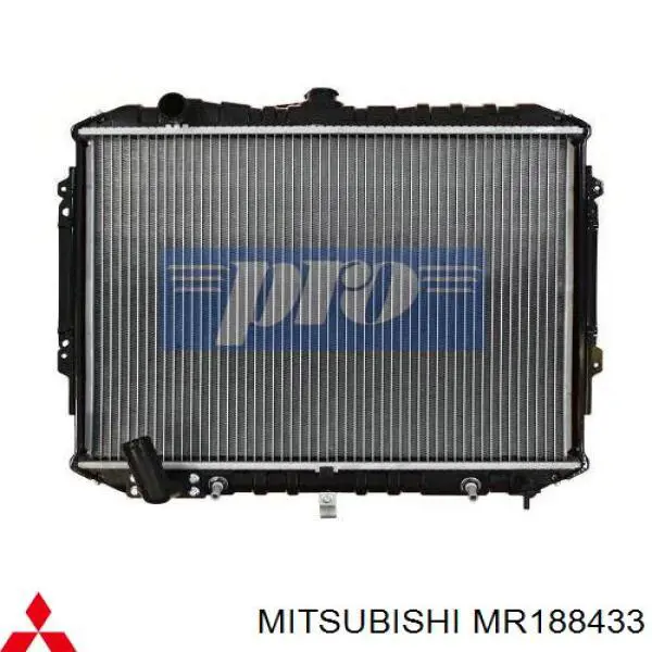Купити MR188433 Mitsubishi Радіатор двигуна