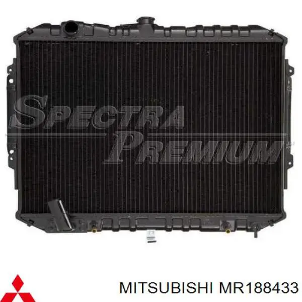 Радіатор основний Mitsubishi MR188433 ціна, від 100.73 USD
