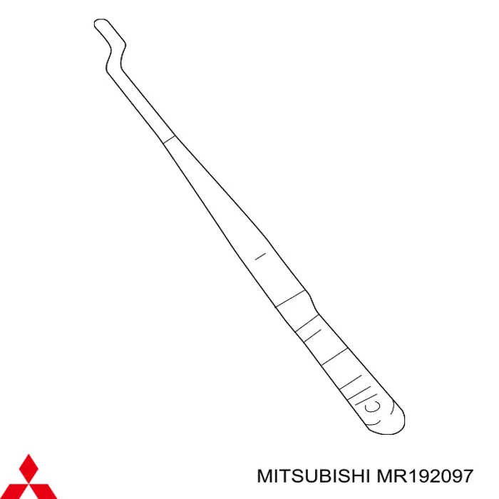 MR192097 Mitsubishi Ричаг двірника