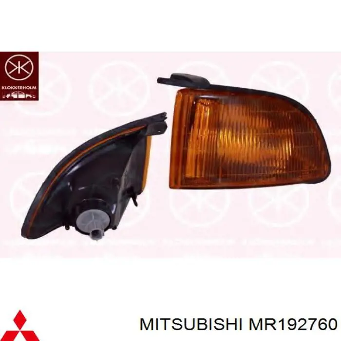 Правий покажчик повороту - лампа Mitsubishi MR192760 ціна, від 9.50 USD
