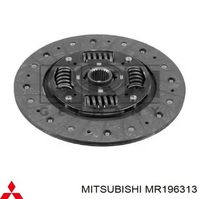 Купити MR196313 Mitsubishi Диск зчеплення
