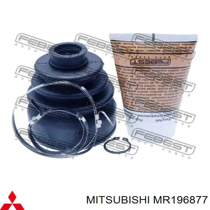 Пильник гранати внутрішній, передній півосі Mitsubishi MR196877 ціна, від 8.24 USD