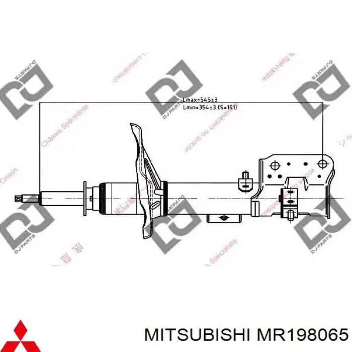 Купити 316901 Sachs Амортизатора передній лівий