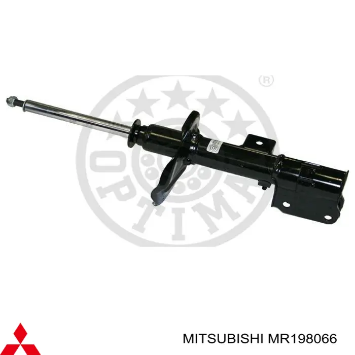 Амортизатор передній, правий Mitsubishi MR198066 ціна, від 64.22 USD