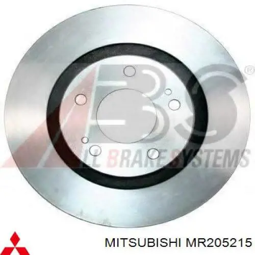 Диск гальмівний передній MR205215 Mitsubishi