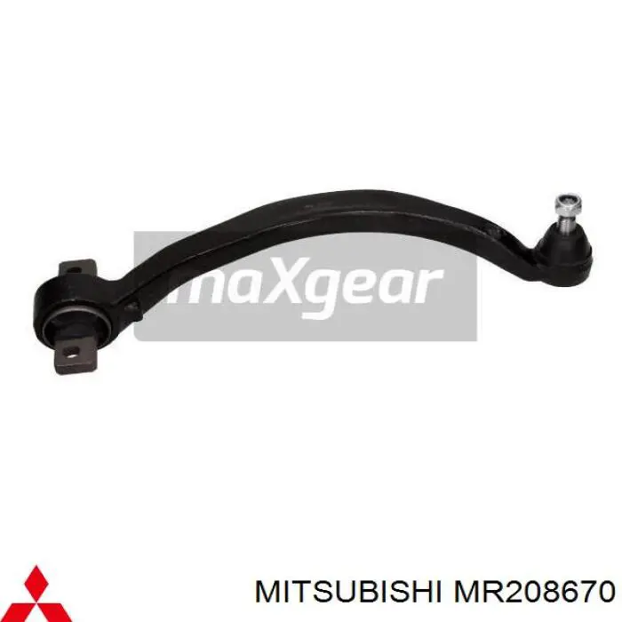 MR208670 Mitsubishi Важіль передньої підвіски нижній, правий