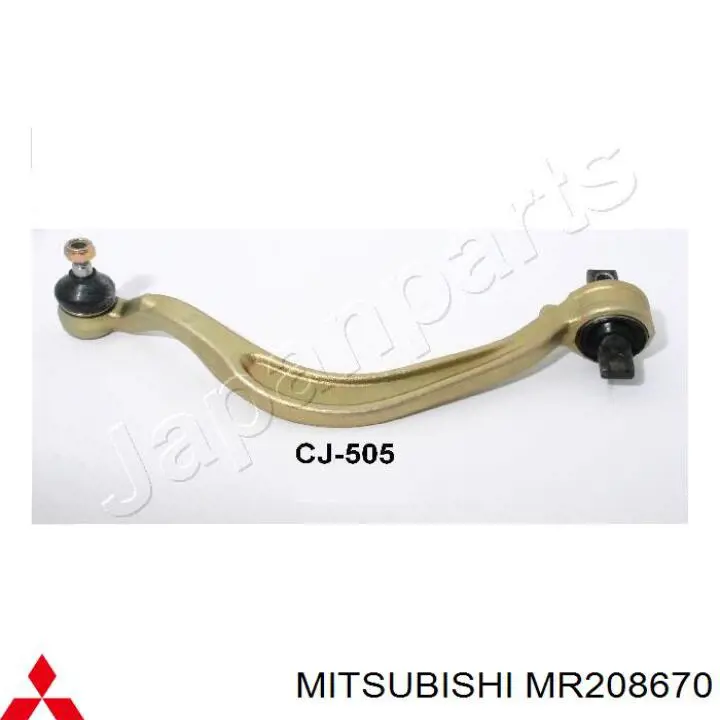 Важіль передньої підвіски нижній, правий Mitsubishi MR208670 ціна, від 39.68 USD