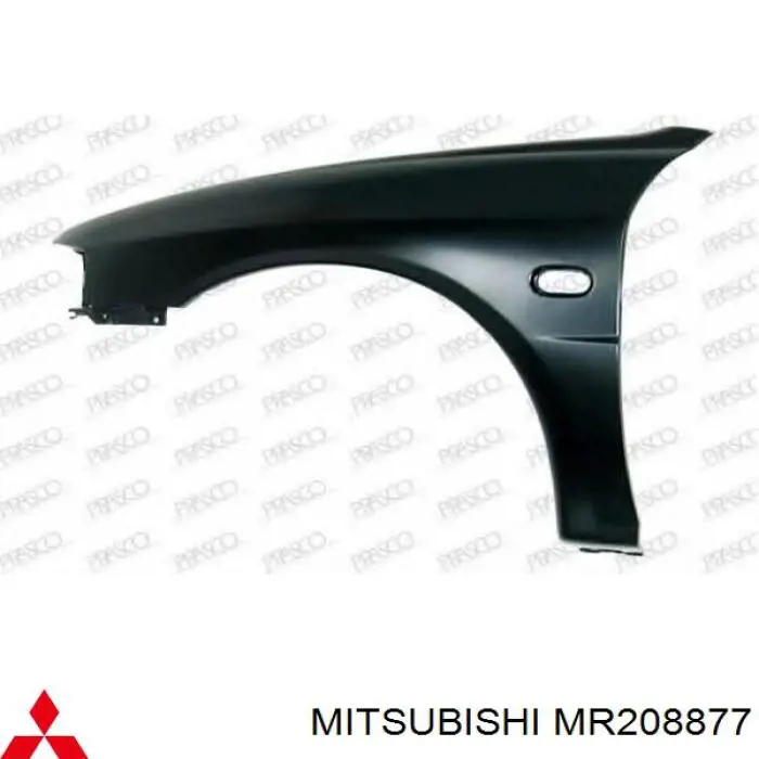 Крило переднє ліве MR208877 Mitsubishi