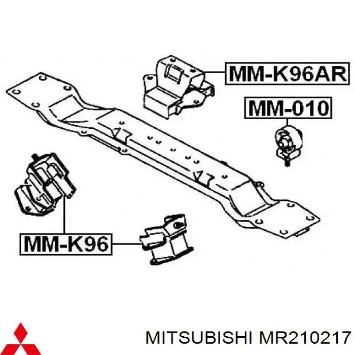Подушка (опора) двигуна, задня RBI M114X01S ціна, від 11.44 USD
