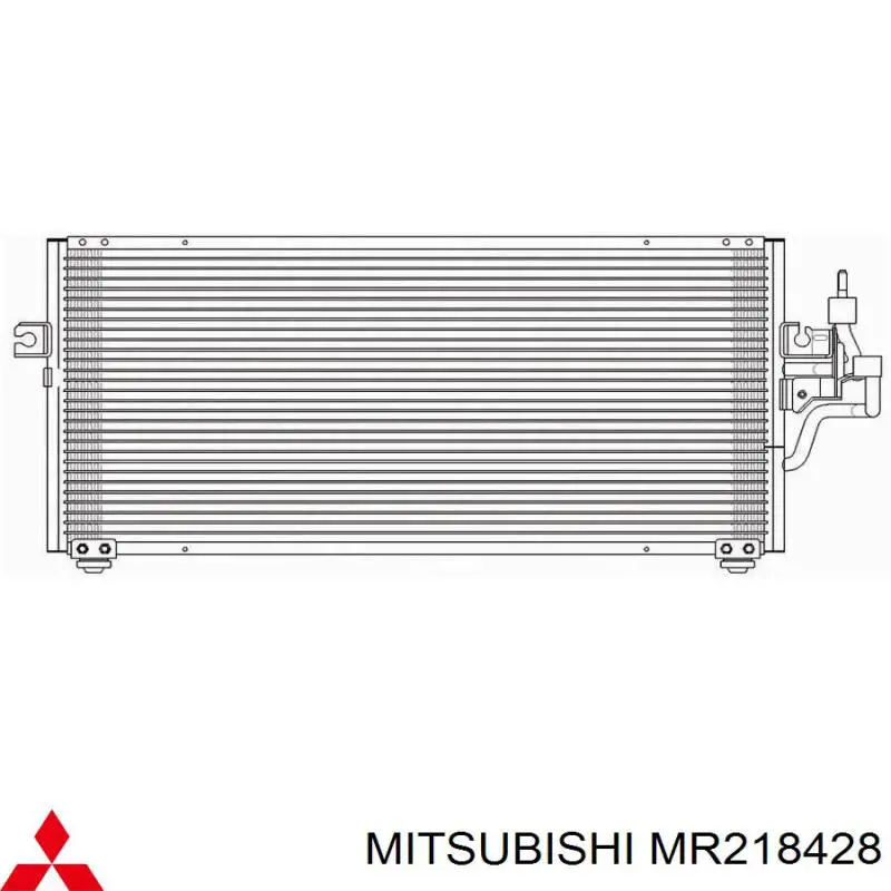 Радіатор кондиціонера MR360274 Mitsubishi