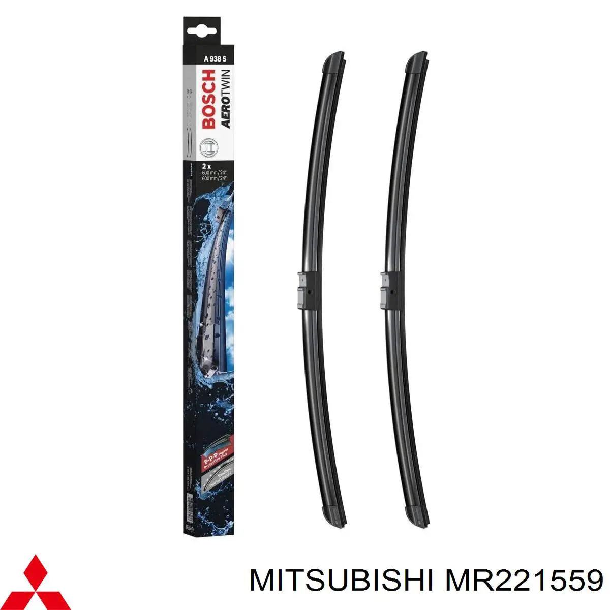 Купити MZ690109 Mitsubishi Щітка-двірник лобового скла, водійська