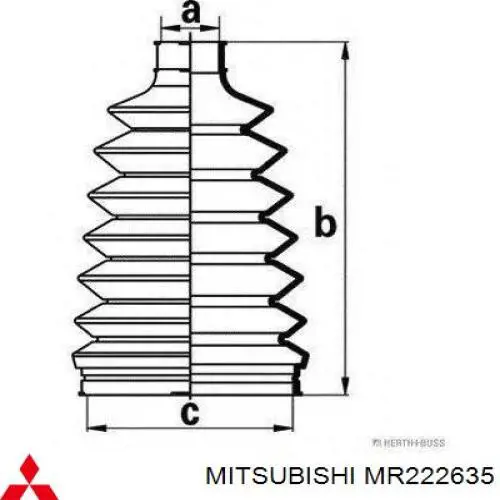 Купити M1709UZ RBI Пильник шарніра приводу