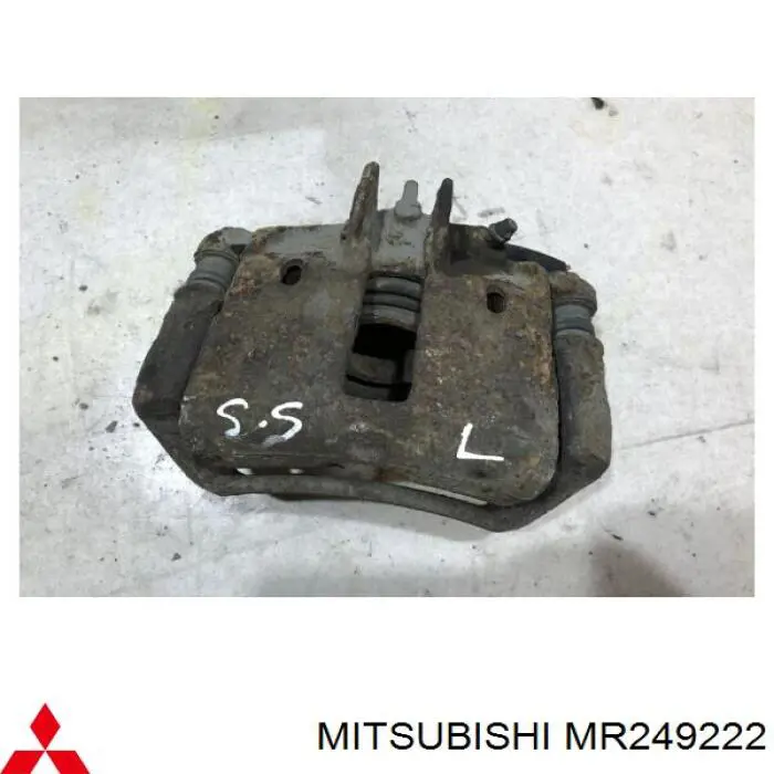 MR249222 Mitsubishi супорт гальмівний передній лівий
