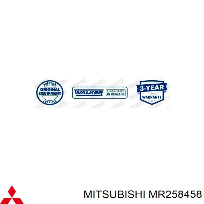 Труба приймальна (штани) глушника, передня Mitsubishi MR258458 ціна, від 126.65 USD