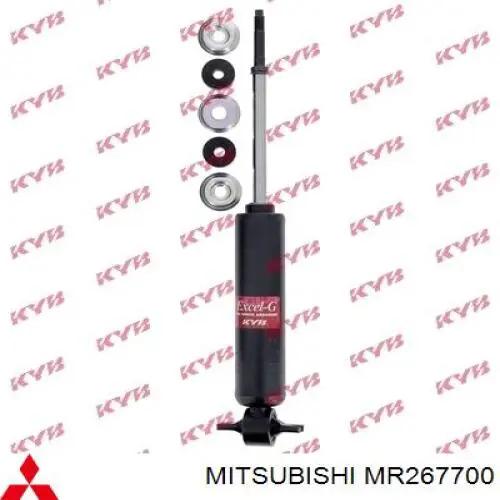 Стойка амортизатора передняя Mitsubishi MR267700 ціна, від 24.18 USD