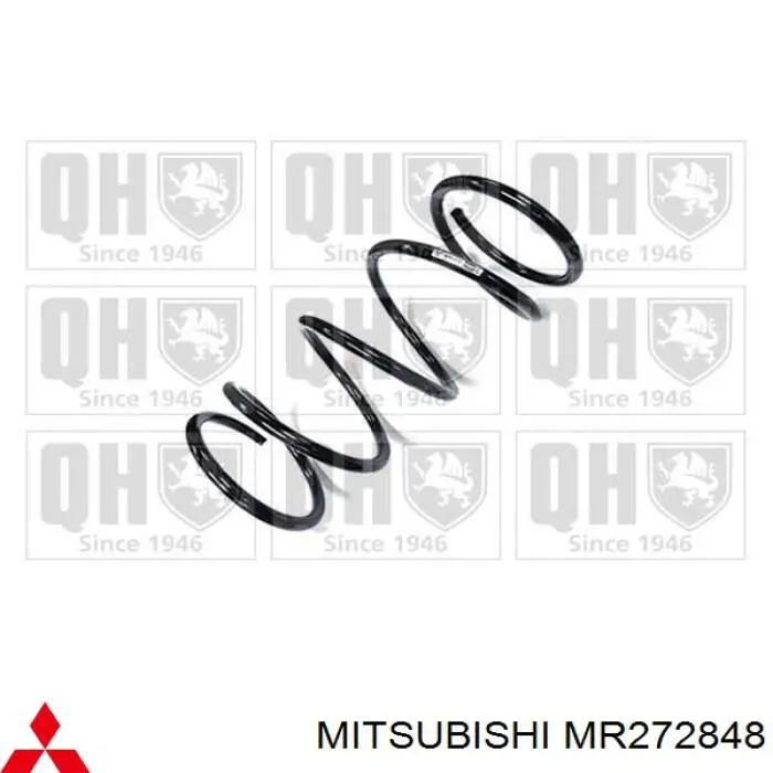 MR272848 Mitsubishi Пружина амортизатора передняя