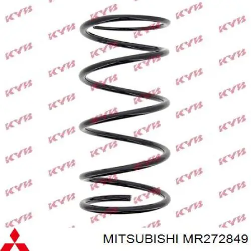 Пружина передня Mitsubishi MR272849 ціна, від 32.99 USD