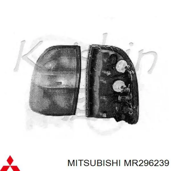 MR296239 Mitsubishi ліхтар задній лівий