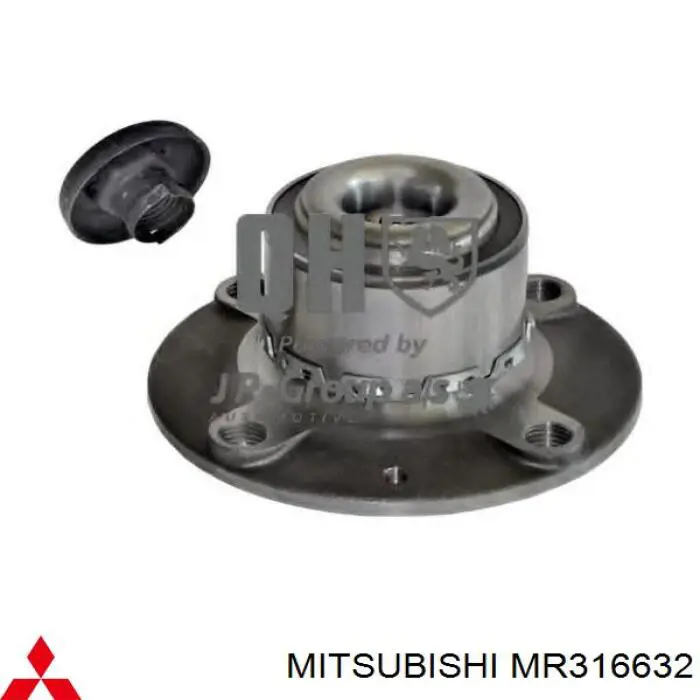 Купити MR316632 Mitsubishi Підшипник ступиці колеса