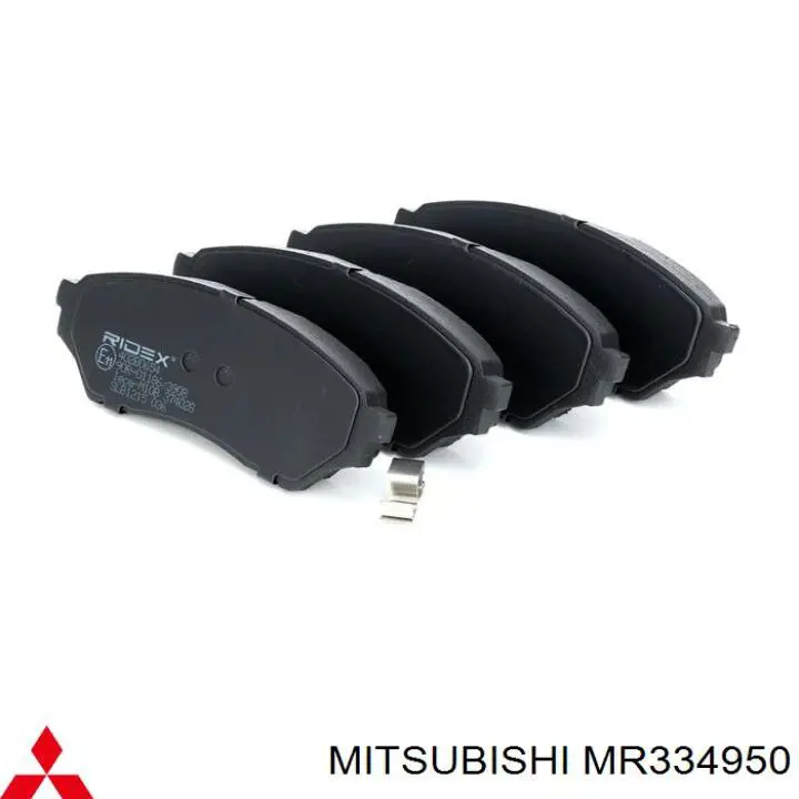 Колодки гальмівні передні, дискові MR334950 Mitsubishi