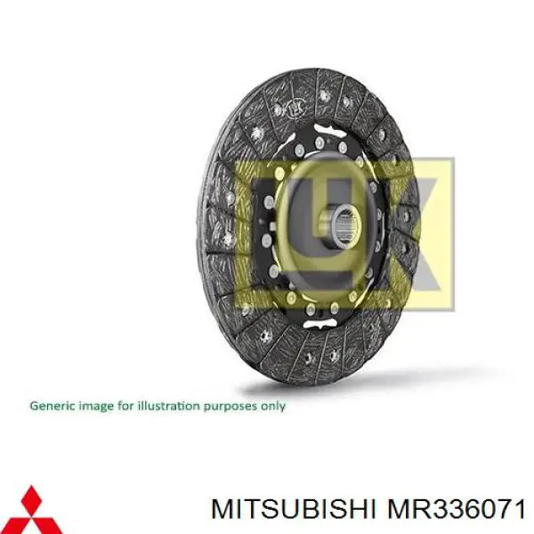 Зчеплення Mitsubishi MR336071 ціна, від 72.94 USD