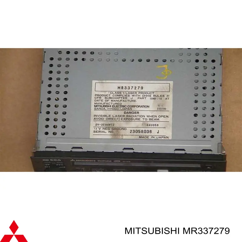 MR337279 Mitsubishi Магнітола (радіо AM/FM)
