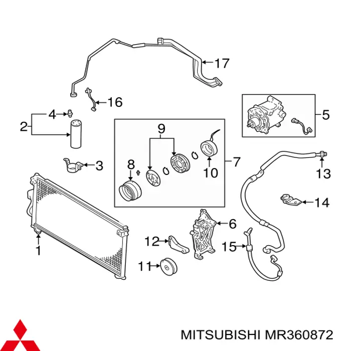 Датчик абсолютного тиску кондиціонера Mitsubishi Sigma седан (F16A) (1990 - 1996) ціна, від 47.98 USD