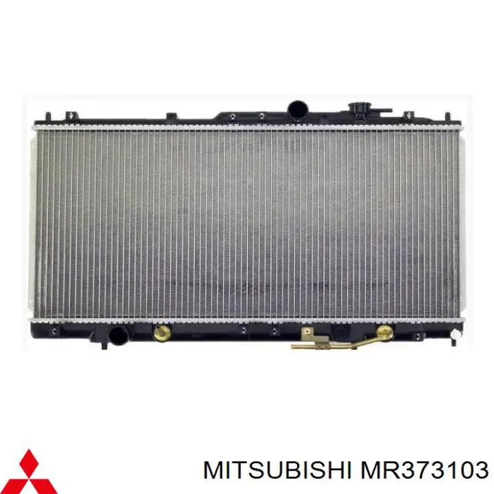 613MBA028 TYC радіатор охолодження двигуна