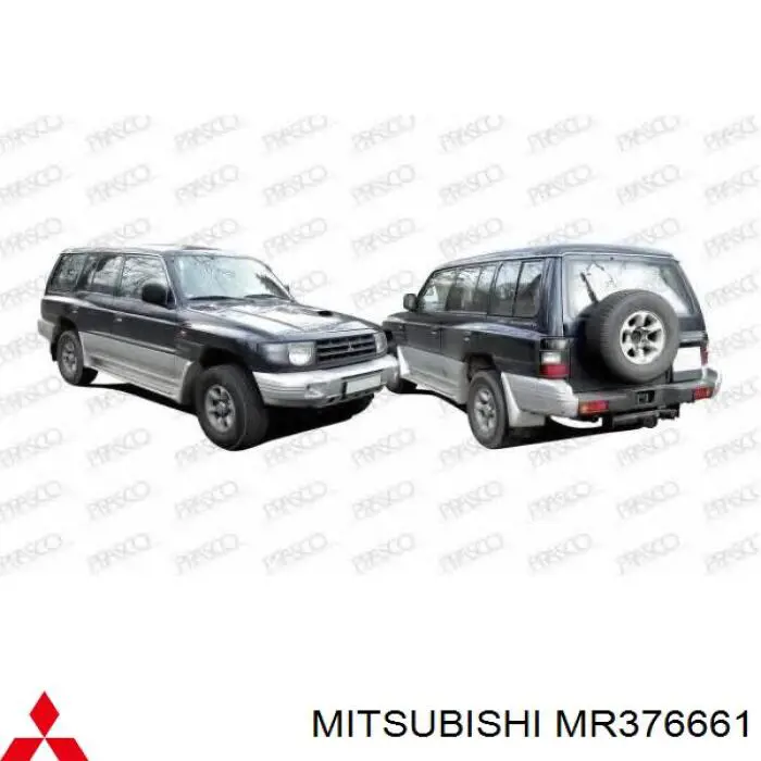 MR376661 Mitsubishi решітка радіатора