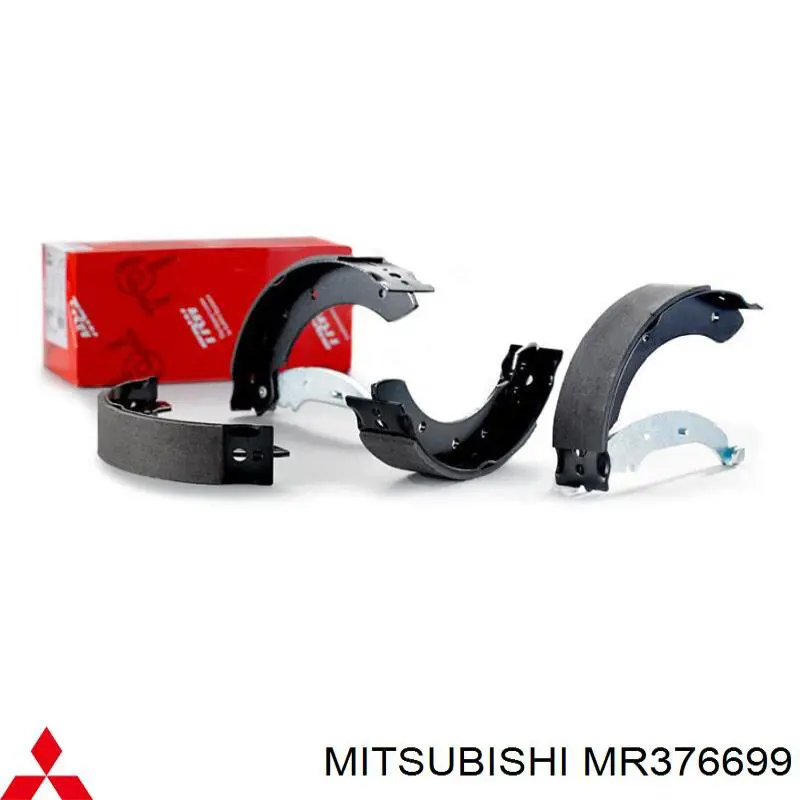 Колодки гальмові задні, барабанні Mitsubishi MR376699 ціна, від 21.28 USD