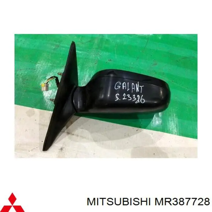 Бічне дзеркало заднього виду на Mitsubishi Galant VIII 