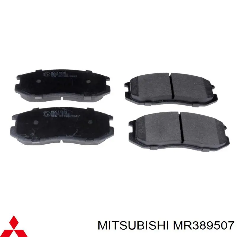 Колодки гальмівні передні, дискові MR389507 Mitsubishi