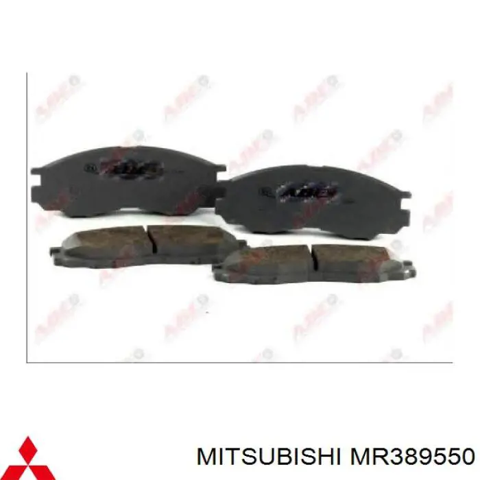 Колодки гальмівні передні, дискові MR389550 Mitsubishi