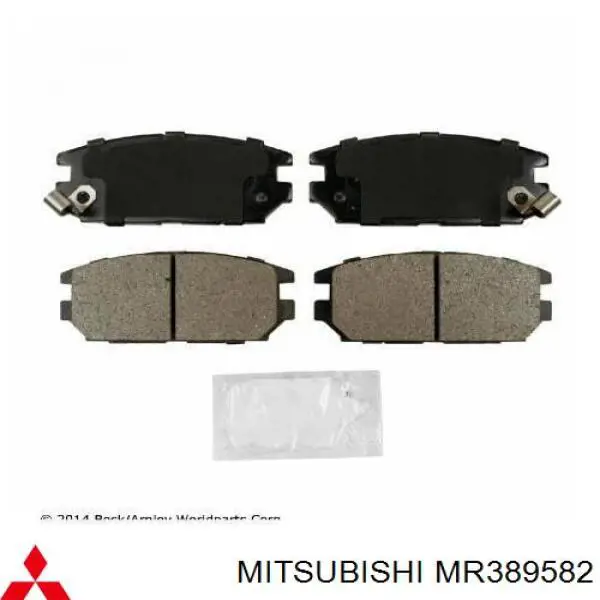 Задні гальмівні колодки Mitsubishi MR389582 ціна, від 15.84 USD