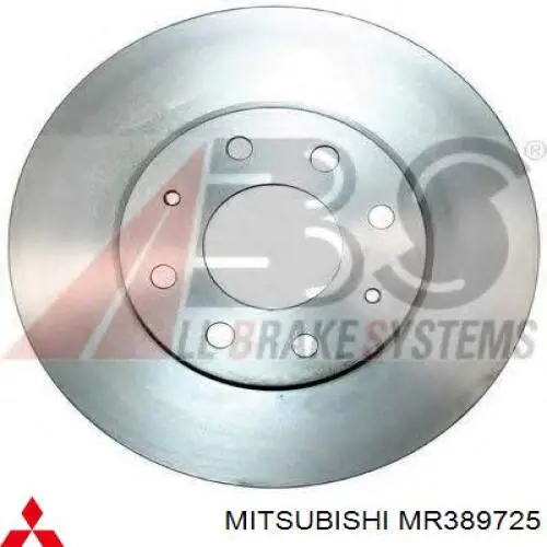MR389725 Mitsubishi диск гальмівний передній
