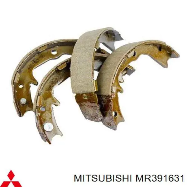 Купити MR391631 Mitsubishi Колодки гальмові задні, барабанні