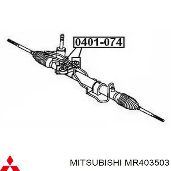 MR403503 Mitsubishi сайлентблок кріплення рульової рейки
