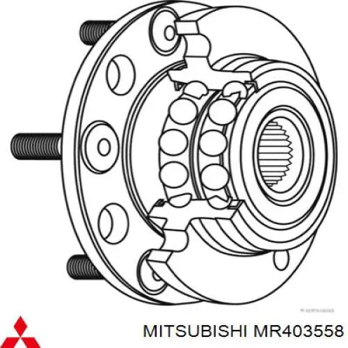 Маточини задніх коліс Mitsubishi MR403558 ціна, від 51.00 USD