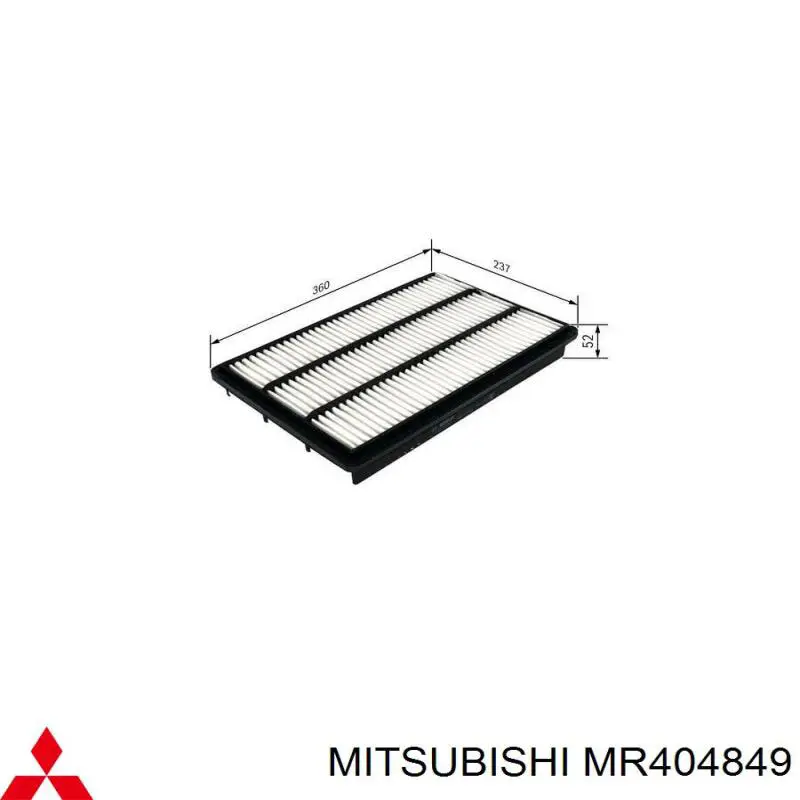Фільтр повітряний Mitsubishi MR404849